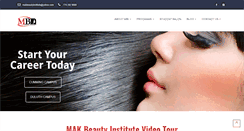 Desktop Screenshot of makbeautyinstitute.com